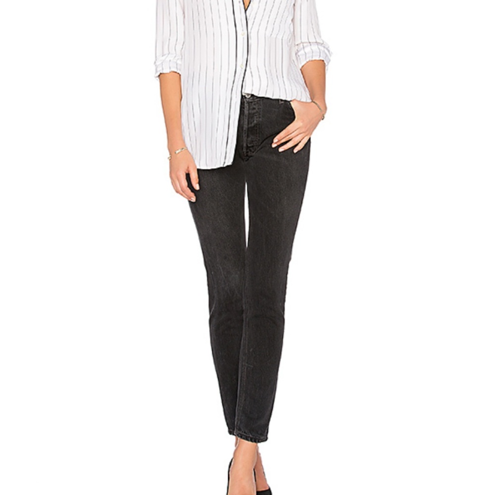 Re/done Straight Skinny Jeans